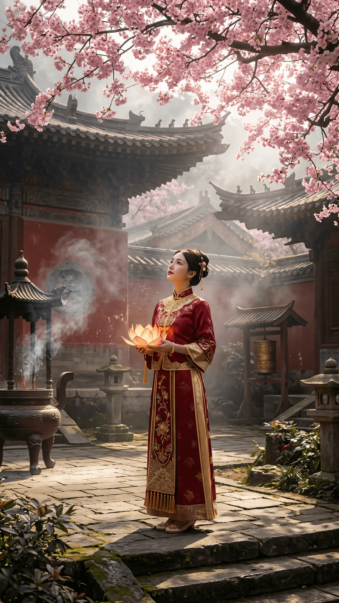 劫火烧残心不灭,春风吹绿草还生。是非不到真如地,万象森罗一镜明。