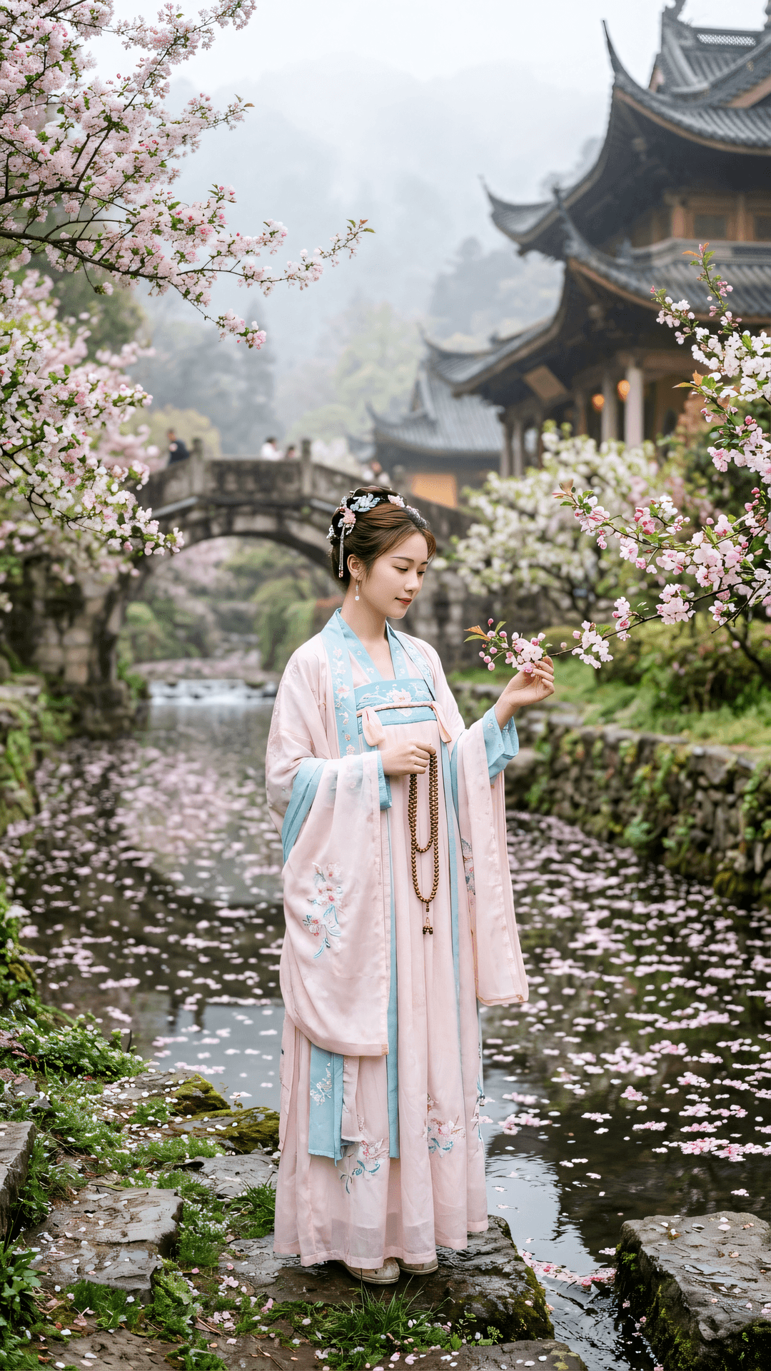 春色满城心自远,海棠溪畔悟真常。世间甲子须臾事,不向虚名觅故乡。