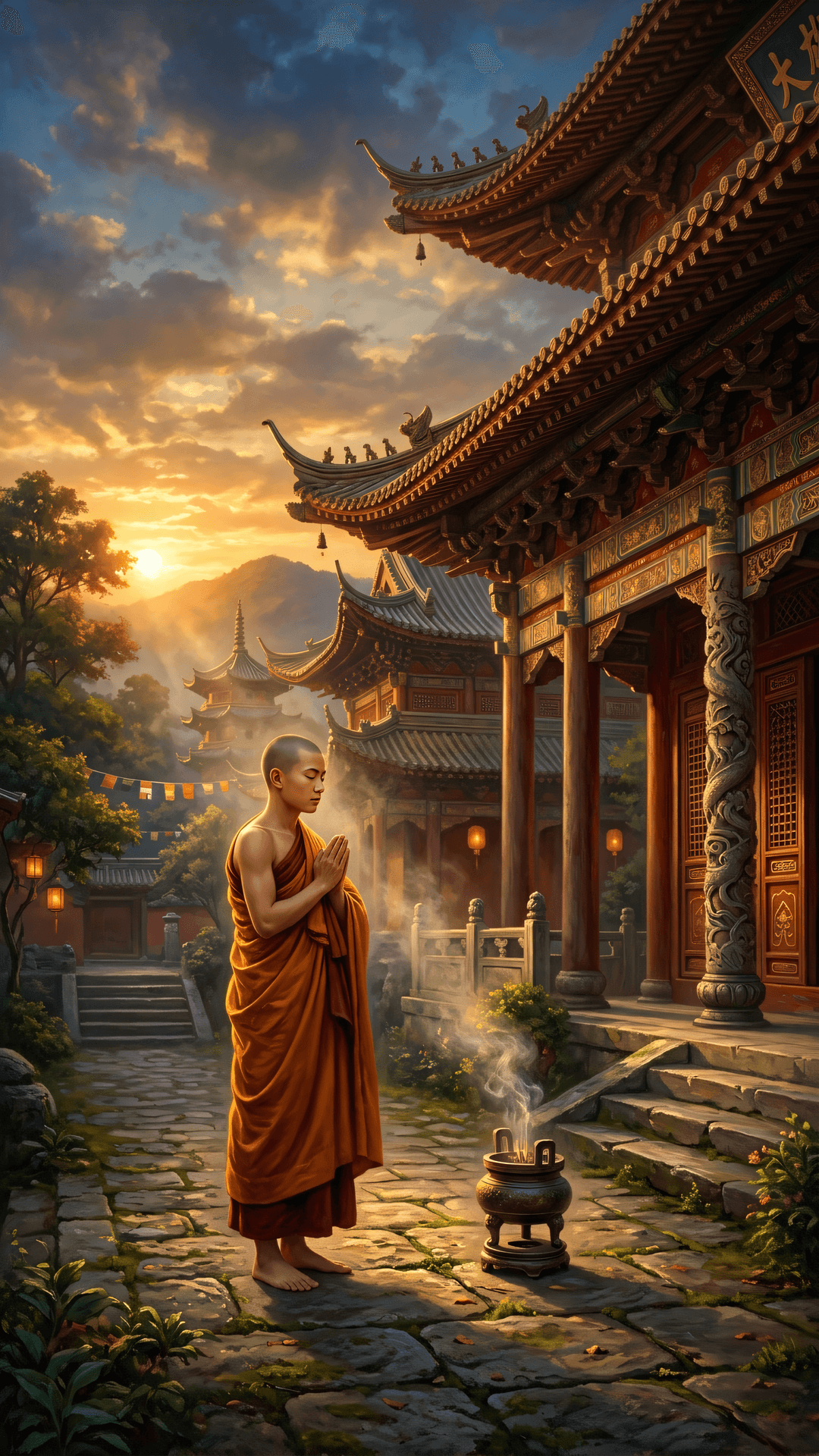 火宅无安,众苦充满。若能转识成智,当下即是清凉地。