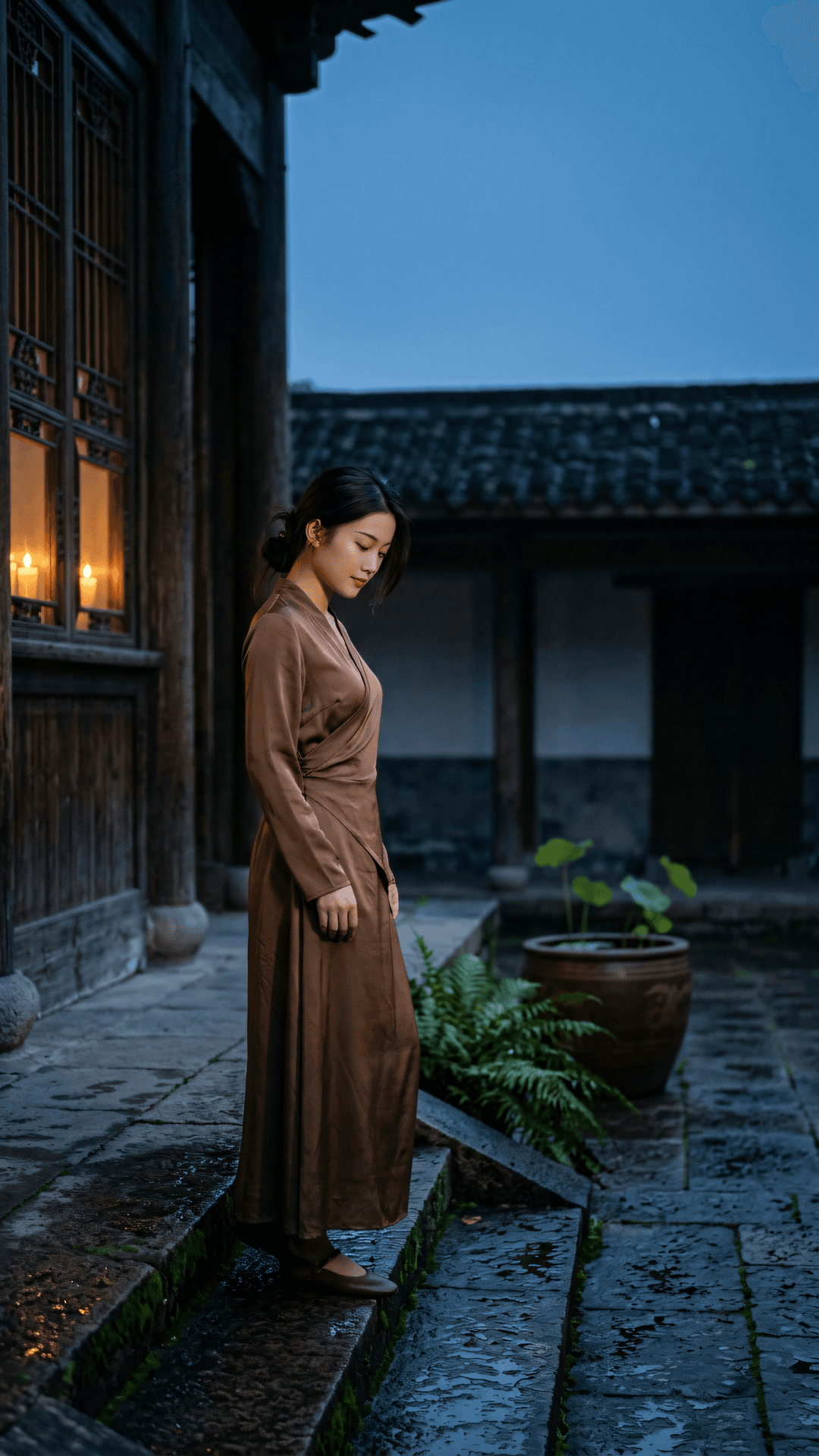 万物生灭本无常,心随长河静流深。任凭世间风波起,且向灵台觅清芬。