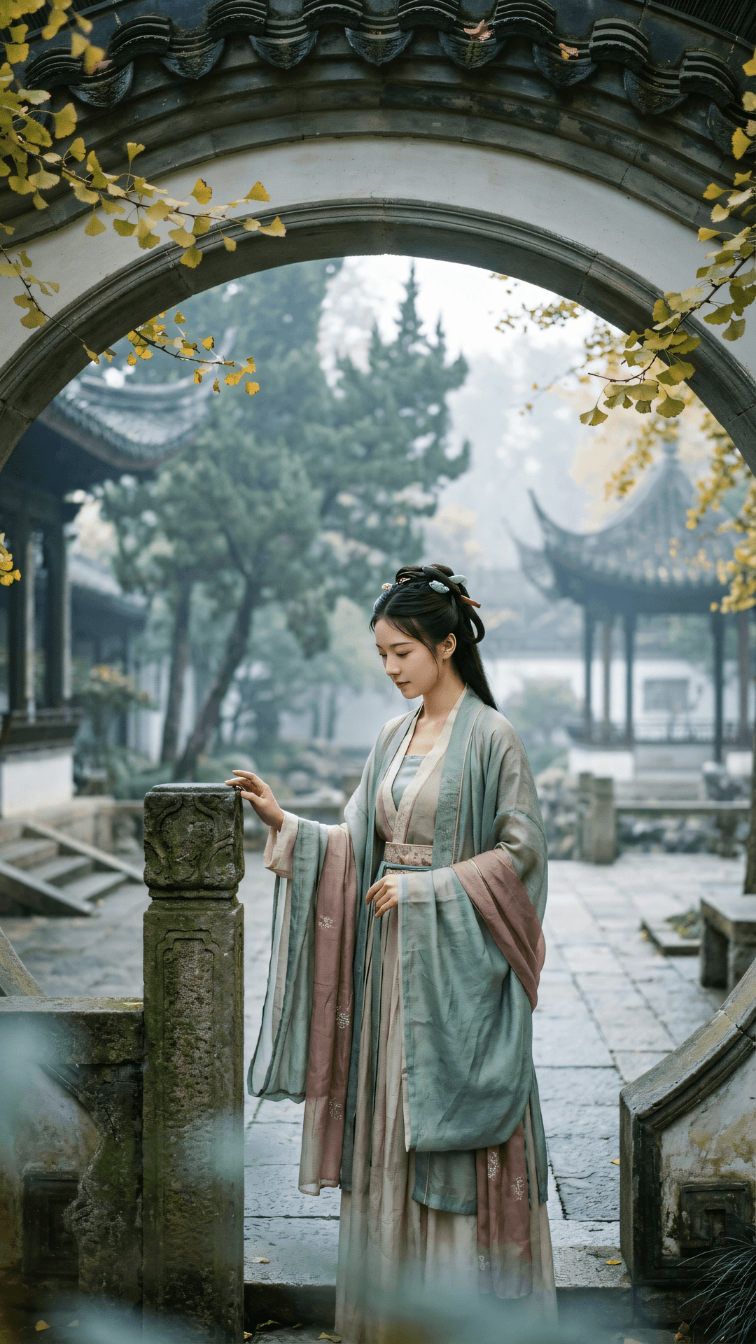 尘寰纷扰皆如幻,心定方能万象平。看取庭前秋色晚,金风不染本来情。