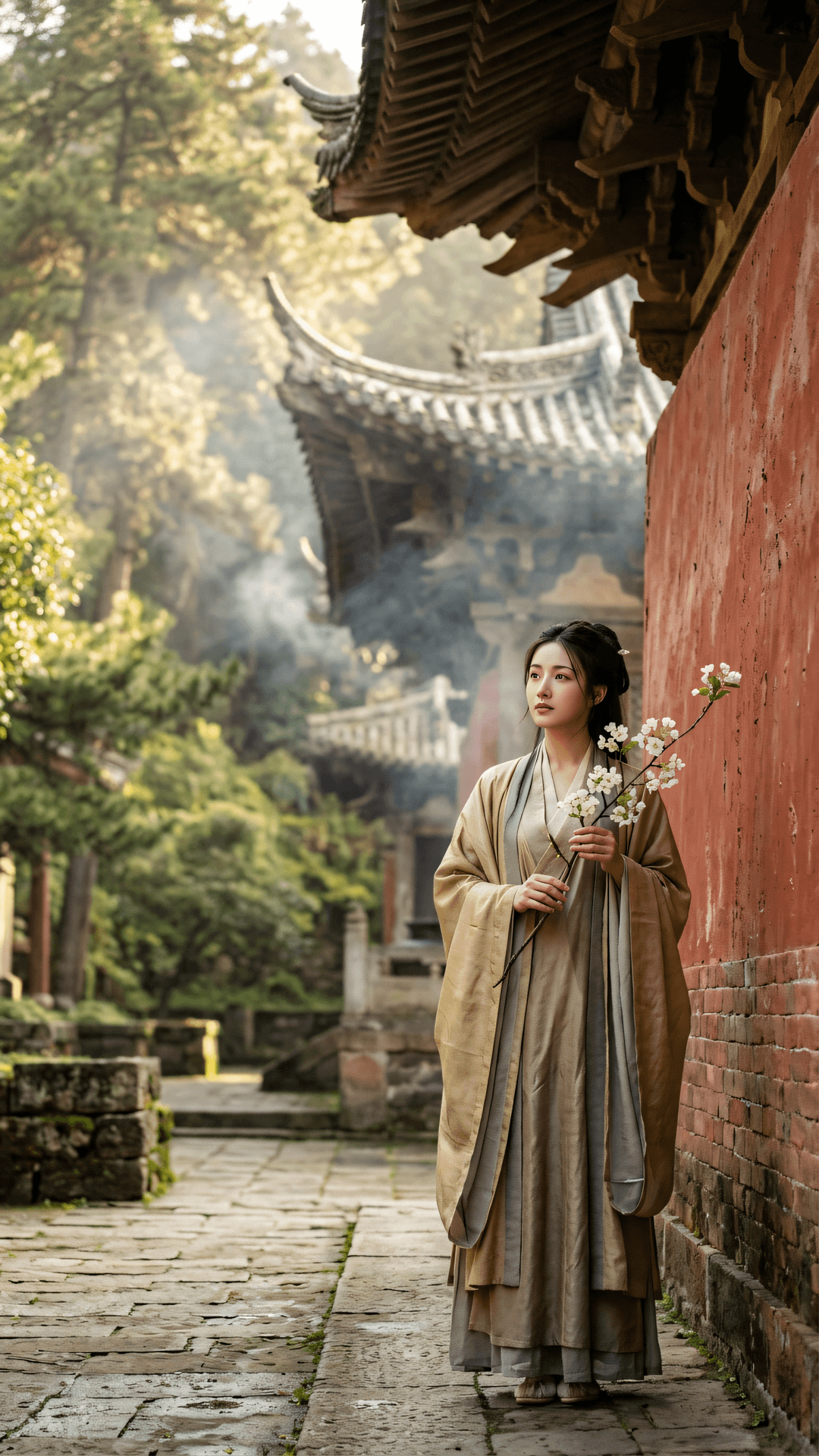 心如工画师,能画诸世间。春色满林道,质真即是禅。