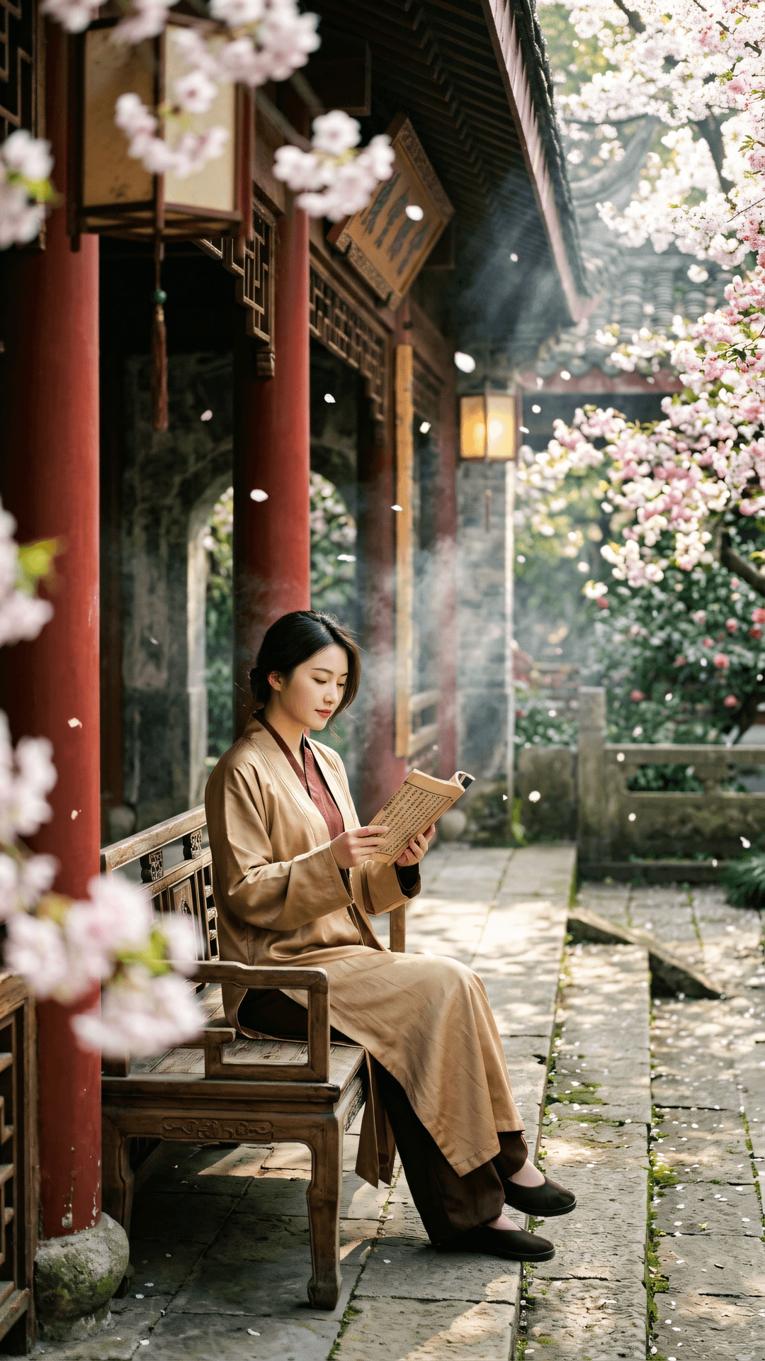 莫道春归无觅处,万卷经书在眼前。一念心清净,处处是道场。