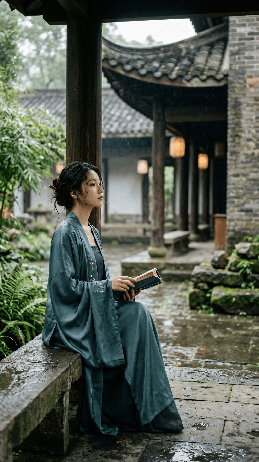万法唯心,尘劳暂歇。如雨濯石,如风入林,于方寸间观大千世界。