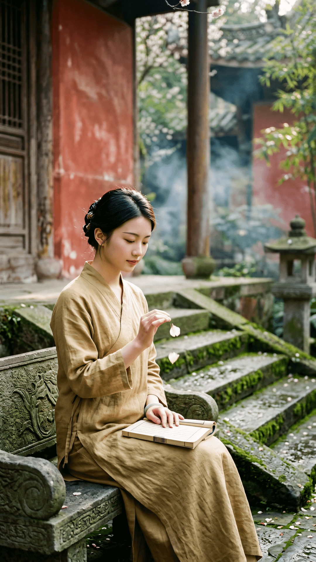 读尽世间万卷书,不如心中一点明。花落草长皆说法,清风朗月总关情。