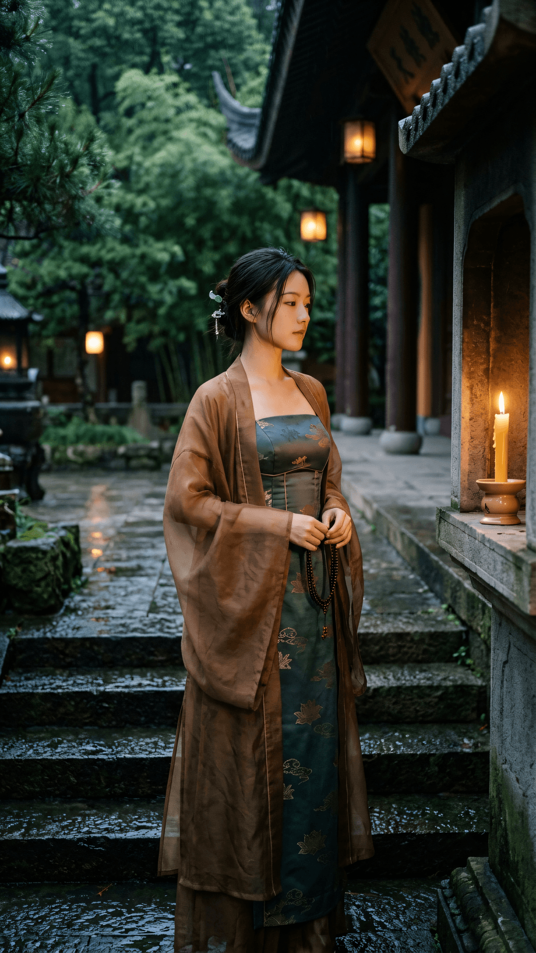 心随万境转,转处实能幽;随流认得性,无喜亦无忧。