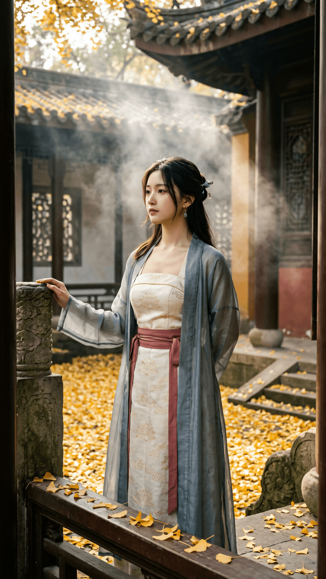 众生忙碌,如尘逐风。若能于心头安置一席,即便身在万丈红尘,亦是深山古刹。
