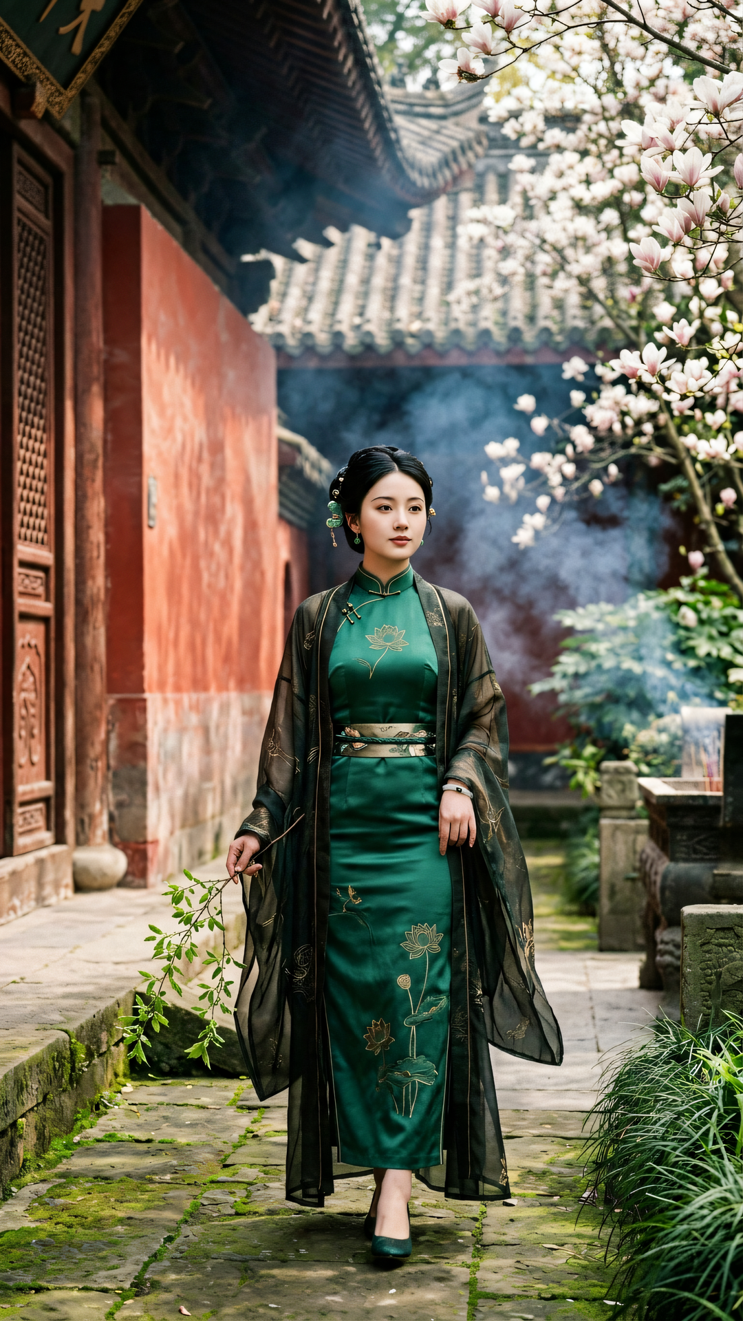 山河大地悉是如来身,护持草木即是护自心。境随心转,国之庄严,皆由心造。