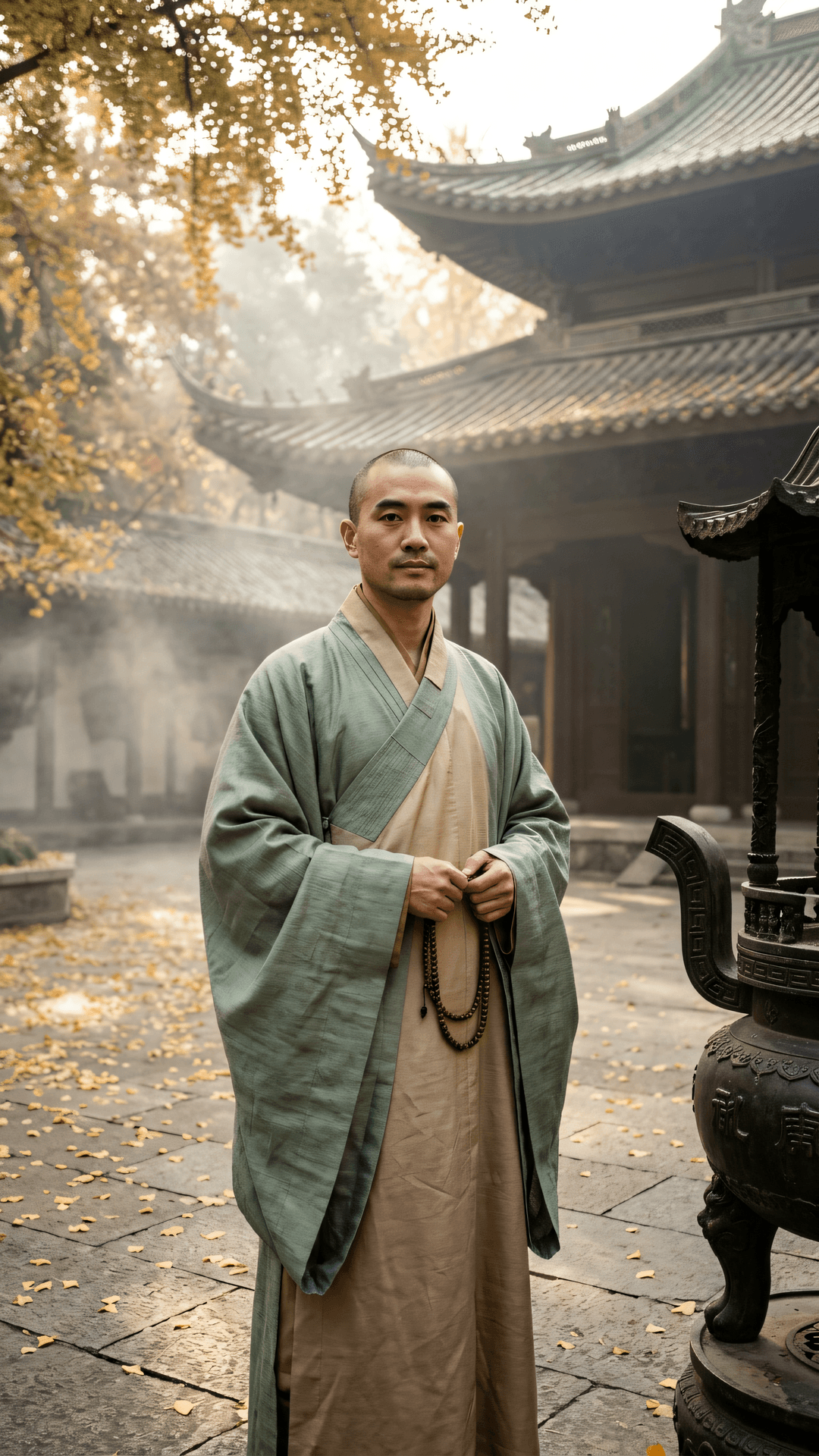 以般若利剑,斩断无明乱思;于纷杂境中,心如虚空不染。