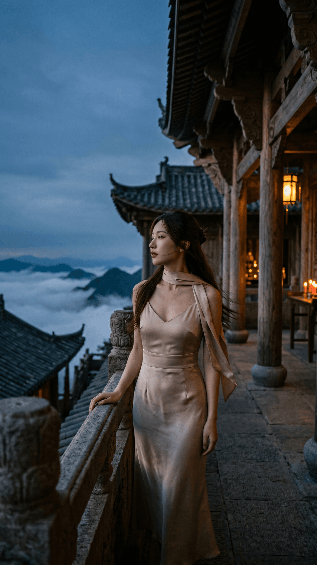 万籁归于岑寂,此时独处,非是冷落荒凉,而是转境观心,借这一室清幽,参透自性如来。