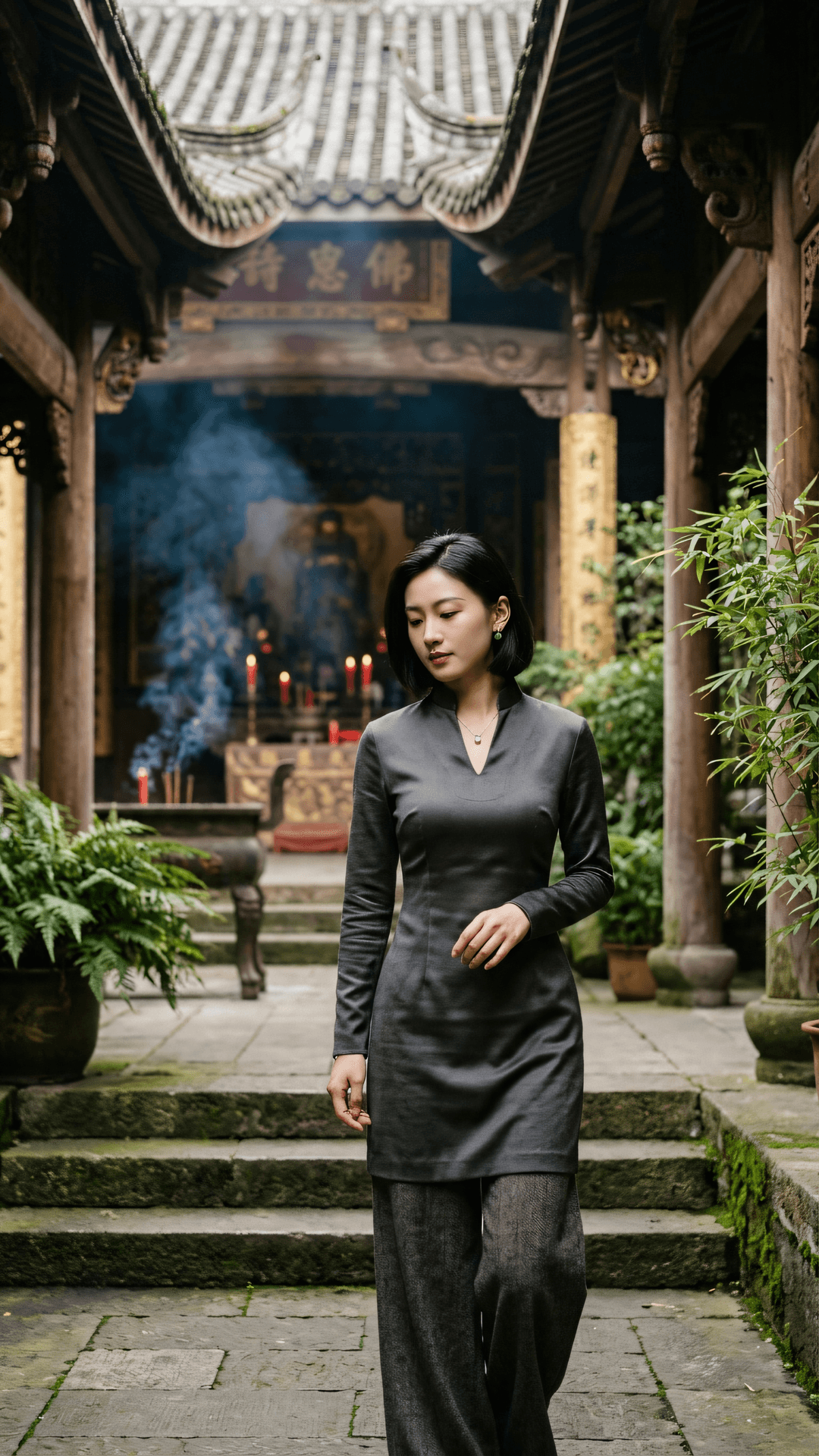 起心即是众生,无心即是如来。虽处于夜雨,心光自常明。