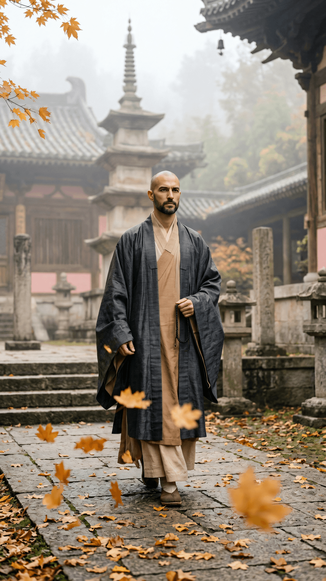 暮岁相亲,本是悲悯自心之渴;随缘而不执,如孤云对影,清朗无碍。