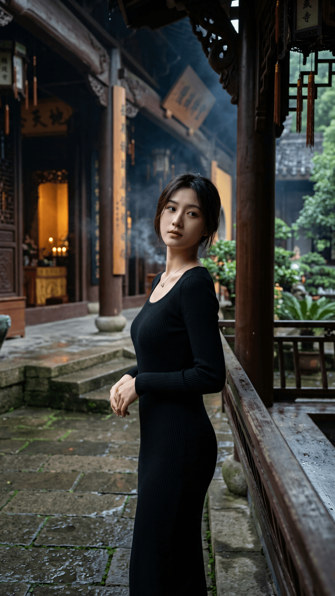心不着相,如雨后空庭,虽有残红乱阶,不碍朗月当空。