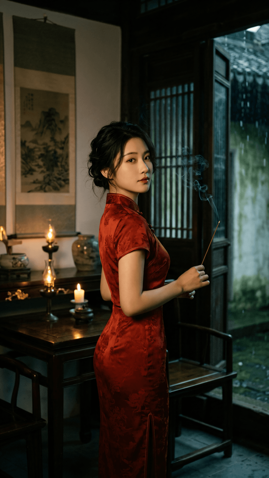 身是菩提树,心如明镜台。时时勤拂拭,莫使惹尘埃。