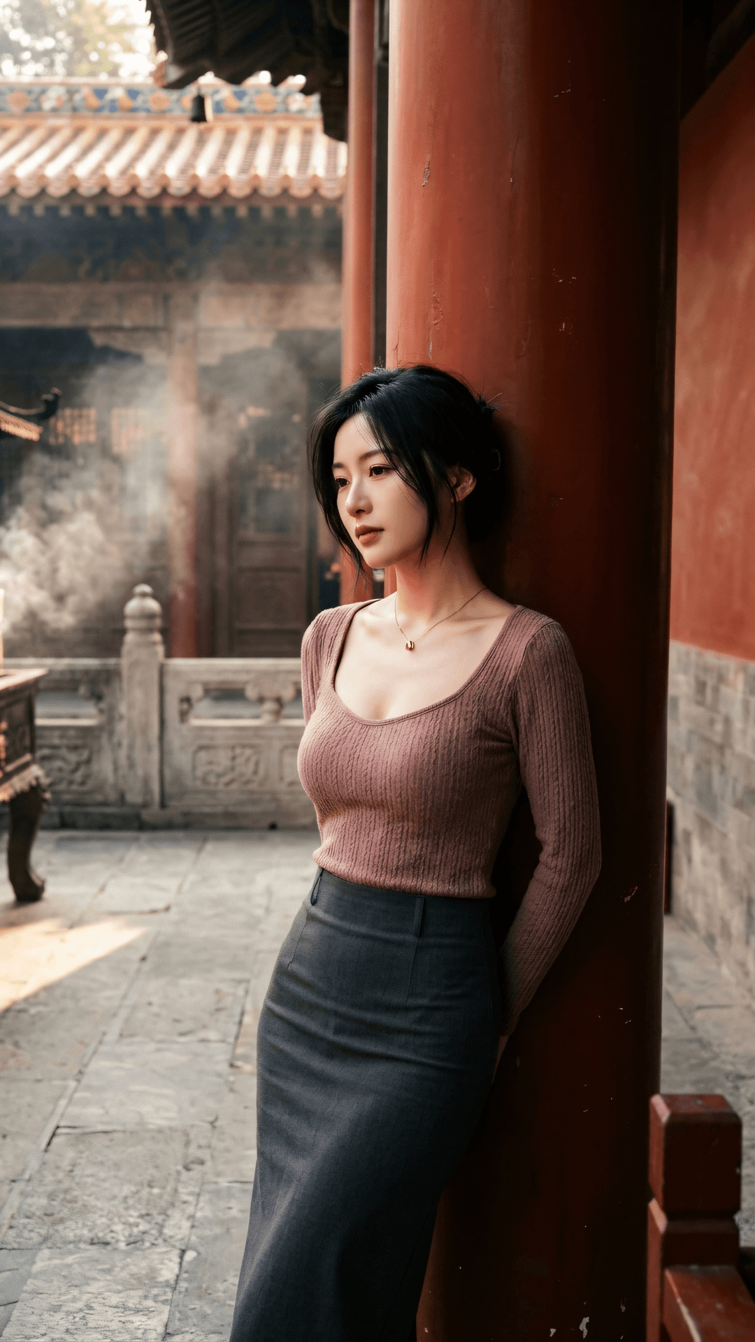 众生皆在赶路,唯你于此独歇。不逐群蜂舞,何必计圆缺。