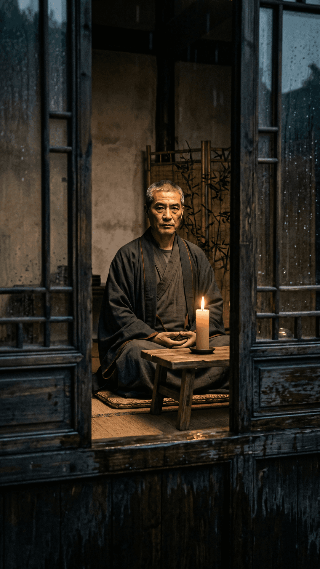 万事如草木,岁岁有枯荣。暂歇林下步,听取雨打窗。